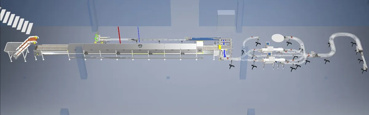 Automated processing and packaging lines